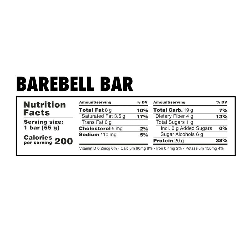 Barebells Protein Bars - Box of 12 Healthy Snack with 15-20G Protein