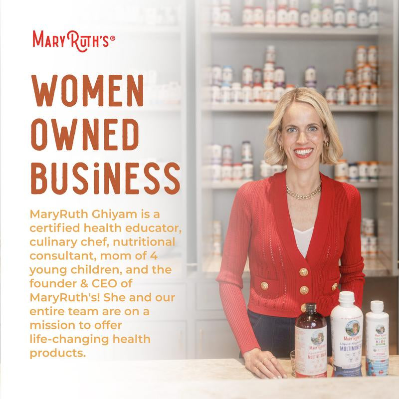 Maryruth'S Hair Care Liposomal - Hair Growth Vitamins - Vitamin D3, Vitamin E, Biotin, Hyaluronic Acid, & Selenium - Vegan - Haircare - 14 Pouches
