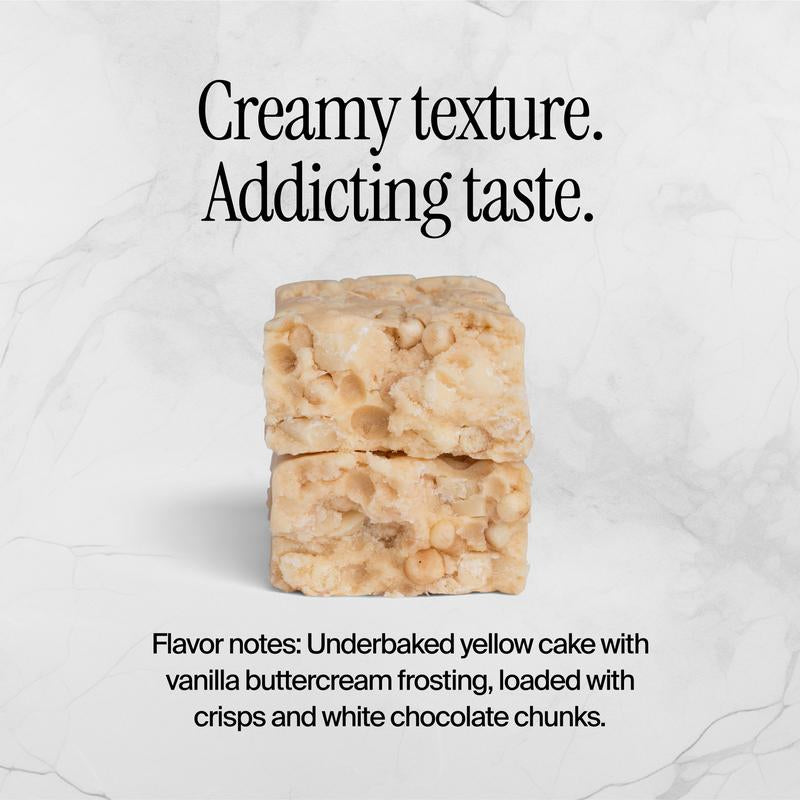 Cake Batter Flavored Bars – 28G Protein 150 Calories 0G Sugar – Includes 12 Bars – High Protein Snack