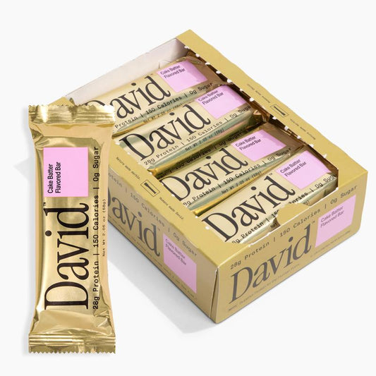 Cake Batter Flavored Bars – 28G Protein 150 Calories 0G Sugar – Includes 12 Bars – High Protein Snack