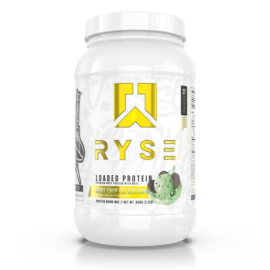 RYSE Loaded Protein Powder - 25G Whey Protein Isolate & Concentrate with Prebiotic Fiber & Mcts - Low Carb, Low Sugar, Digestive-Friendly