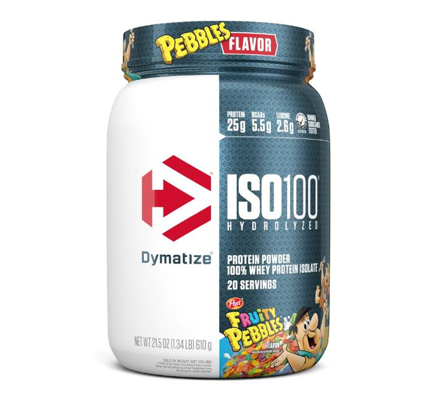 Dymatize ISO100 Hydrolyzed Protein Powder, 100% Whey Isolate, 25G of Protein, 5.5G Bcaas, Gluten Free, Fast Absorbing, Easy Digesting, 20 Servings Healthcare Supplement Whey Edible Dietary