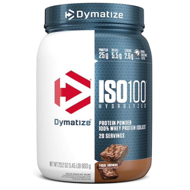 Dymatize ISO100 Hydrolyzed Protein Powder, 100% Whey Isolate, 25G of Protein, 5.5G Bcaas, Gluten Free, Fast Absorbing, Easy Digesting, 20 Servings Healthcare Supplement Whey Edible Dietary