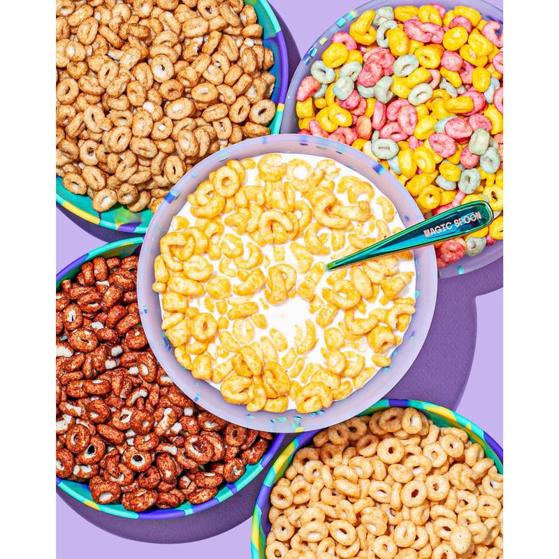 Magic Spoon Protein Cereal Variety 4 Pack - Fruity, Peanut Butter, Cocoa, Frosted - Breakfast Cereal Chocolate Food Sweet Snack