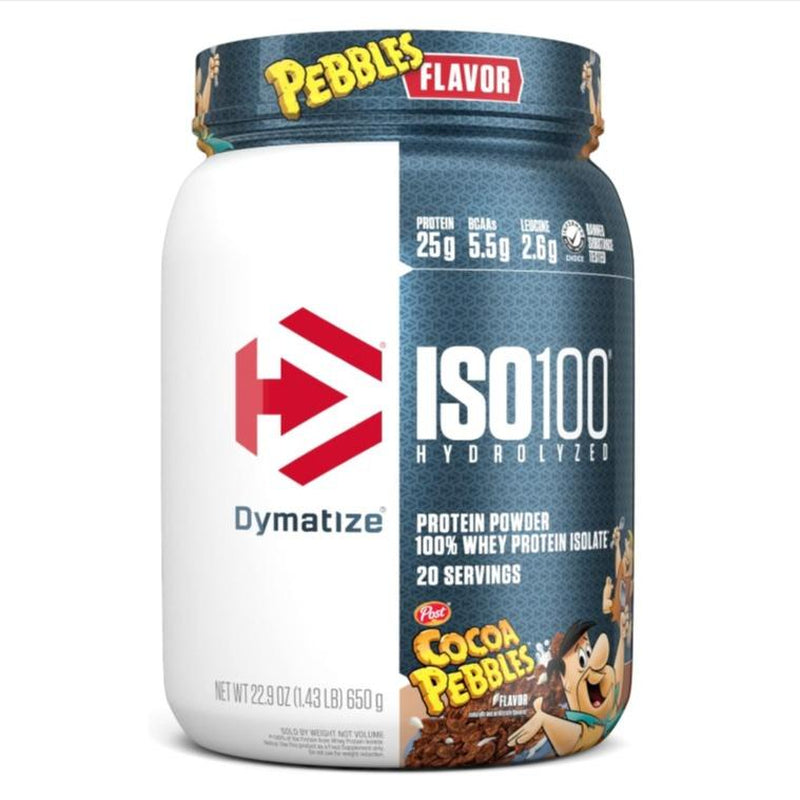 Dymatize ISO100 Hydrolyzed Protein Powder, 100% Whey Isolate, 25G of Protein, 5.5G Bcaas, Gluten Free, Fast Absorbing, Easy Digesting, 20 Servings Healthcare Supplement Whey Edible Dietary