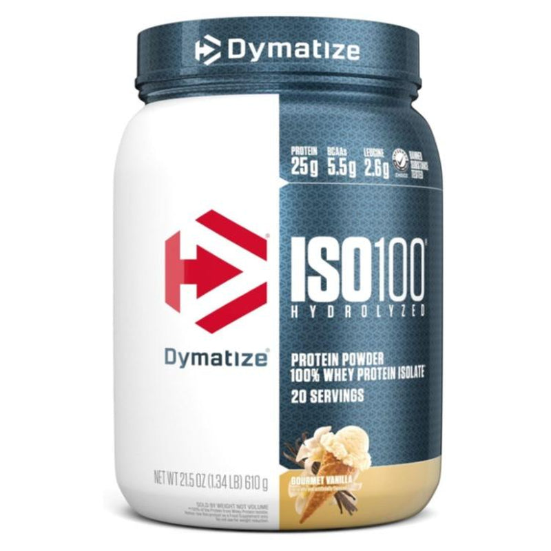 Dymatize ISO100 Hydrolyzed Protein Powder, 100% Whey Isolate, 25G of Protein, 5.5G Bcaas, Gluten Free, Fast Absorbing, Easy Digesting, 20 Servings Healthcare Supplement Whey Edible Dietary