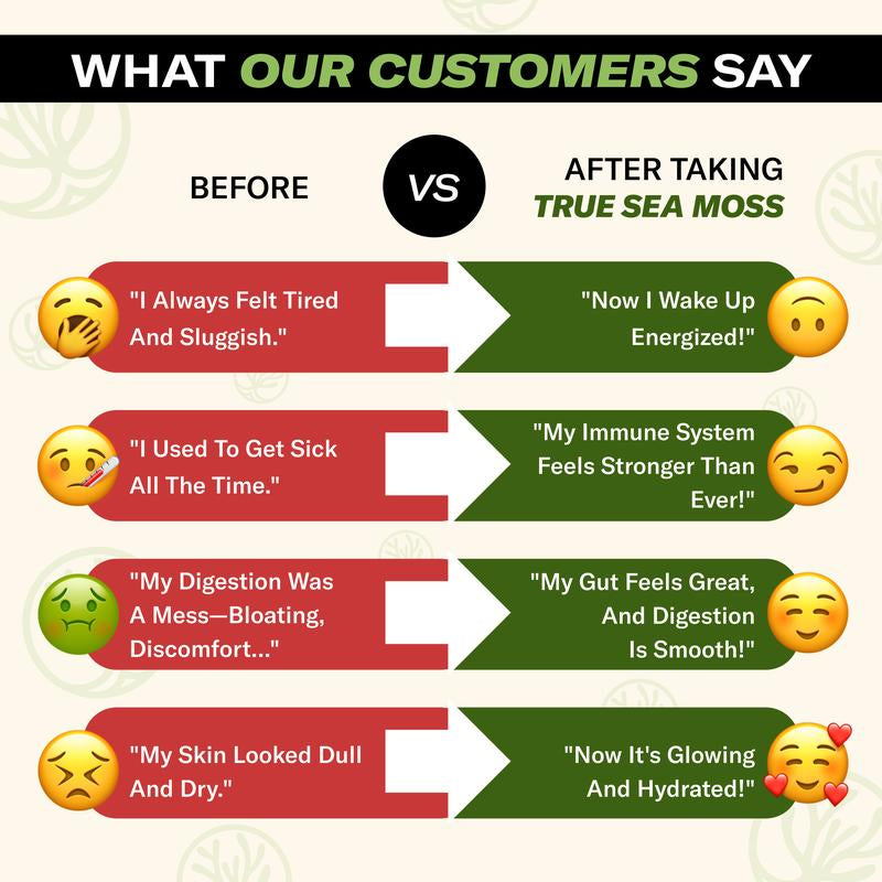 [LIMITED] Trueseamoss Cherry Irish Sea Moss Gel – Rich in Minerals & Vitamins – Supports Immune, Improves Digestion, Boost Energy, Skin & Hair Health - Made in USA