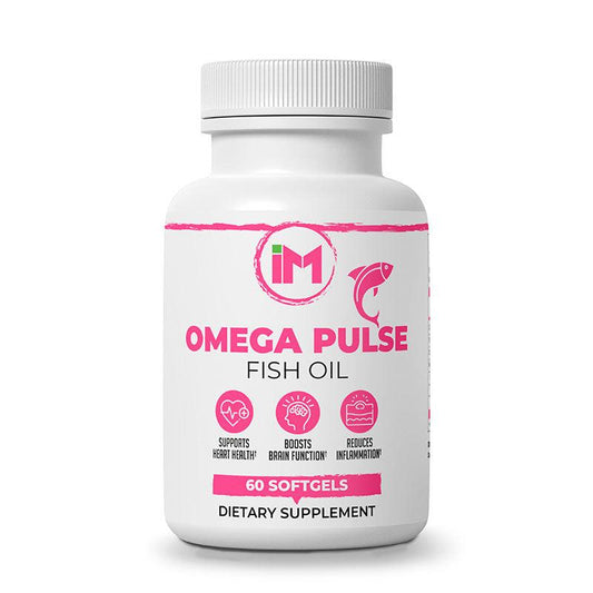 IM Omegapulse - Omega-3 Fatty Acids - Fish Oil - EPA & DHA Healthy Dietary Supplement