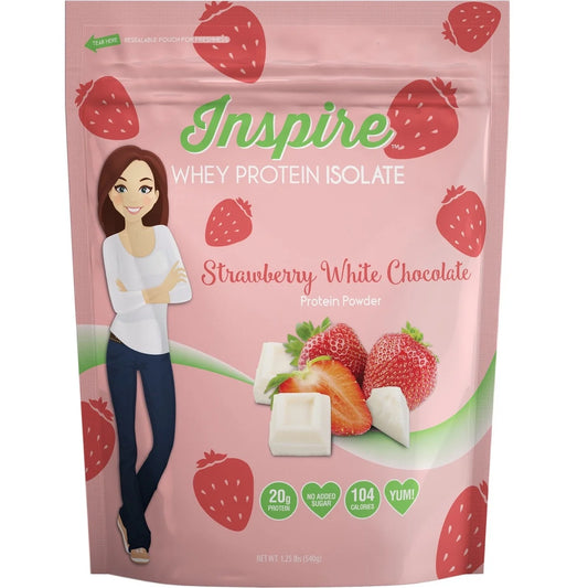 Inspire Strawberry White Chocolate Protein Powder by