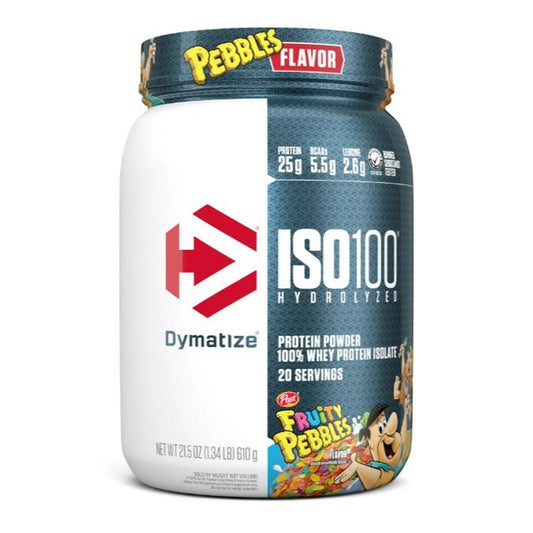 Dymatize ISO100 Hydrolyzed Protein Powder, 100% Whey Isolate, 25G of Protein, 5.5G Bcaas, Gluten Free, Fast Absorbing, Easy Digesting, 20 Servings Healthcare Supplement Whey Edible Dietary